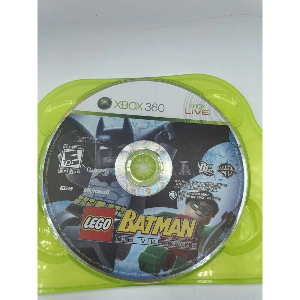 LEGO Batman: The Video (Xbox 360) Disc Only, Tested, Working